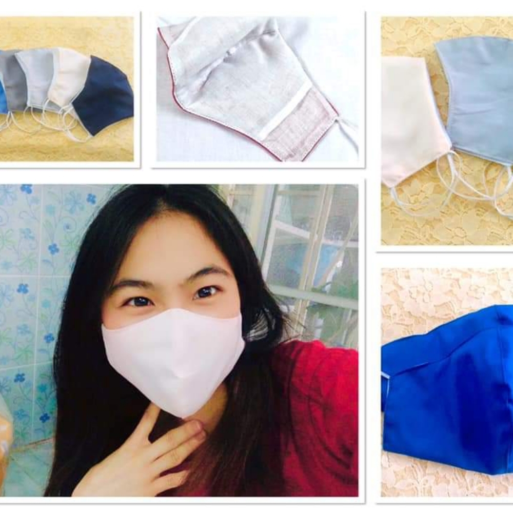 face mask washable hand made.